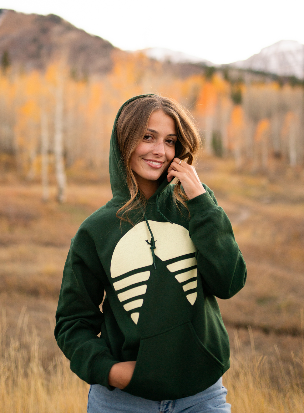 Find Home Logo Hoodie-Forest Green - Aaria Tees Aaria Tees
