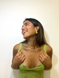 Margot Emerald Ear Cuff Aaria Tees