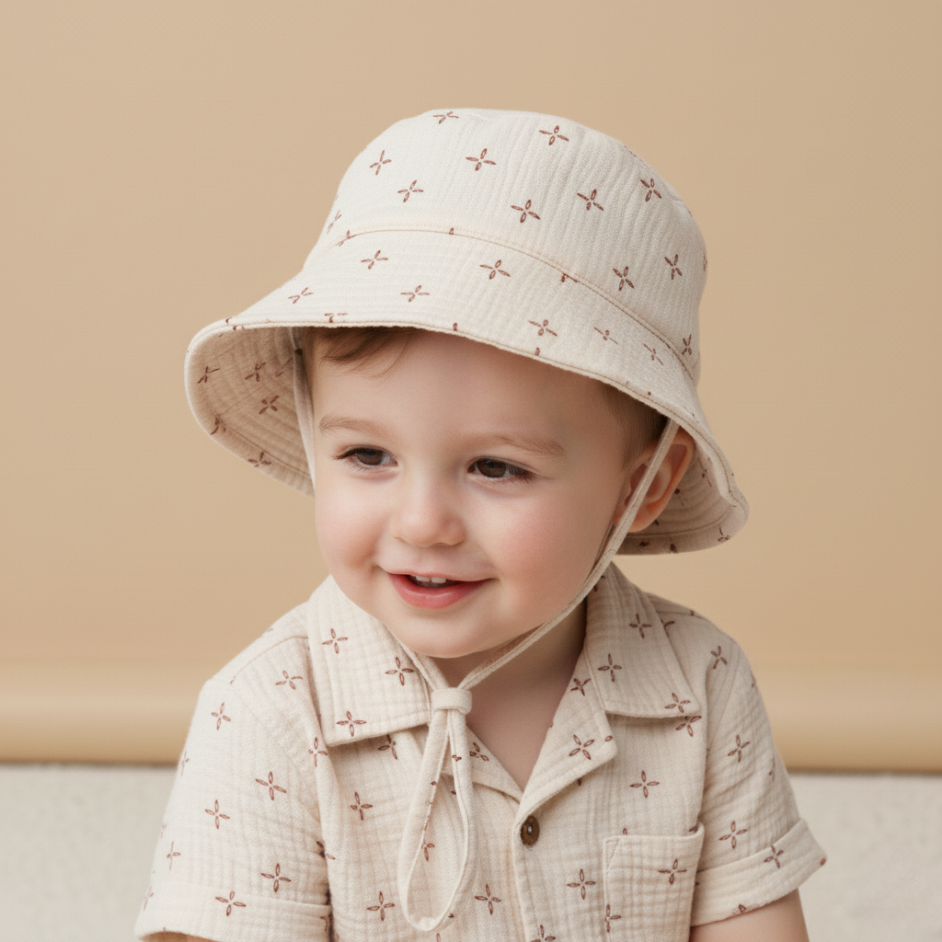 Organic Bucket Sun Hat - Cross - Aaria Tees Aaria Tees