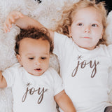 graphic bodysuit | joy black - Aaria Tees Aaria Tees