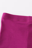 Purple hollow out legging Aaria Tees