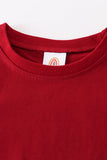 Maroon blank basic t-shirt Adult Kids and baby bubble - Aaria Tees Aaria Tees