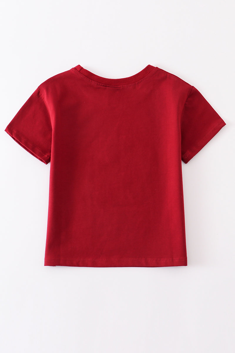 Maroon blank basic t-shirt Adult Kids and baby bubble - Aaria Tees Aaria Tees