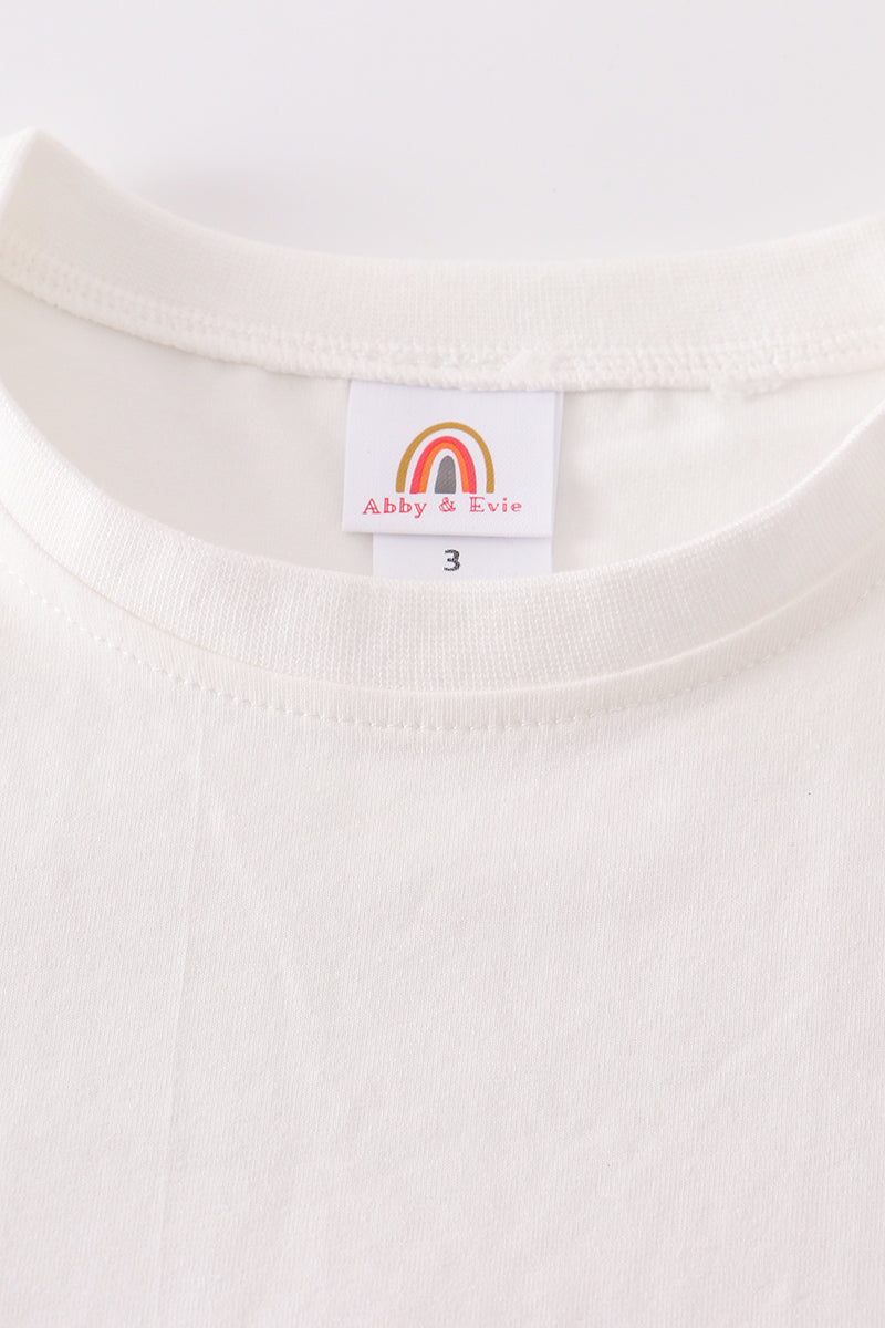 Cream blank basic t-shirt Adult Kids and baby bubble - Aaria Tees Aaria Tees