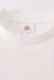 Cream blank basic t-shirt Adult Kids and baby bubble - Aaria Tees Aaria Tees