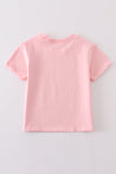 Pink blank basic t-shirt Adult Kids and baby bubble Aaria Tees