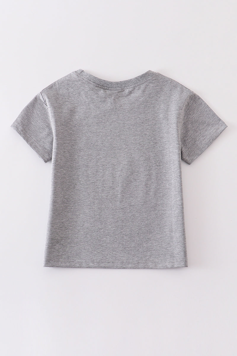 Gray blank basic t-shirt Adult Kids and baby bubble - Aaria Tees Aaria Tees