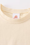 Beige blank basic t-shirt Adult Kids and baby bubble - Aaria Tees Aaria Tees