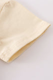Beige blank basic t-shirt Adult Kids and baby bubble - Aaria Tees Aaria Tees