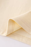 Beige blank basic t-shirt Adult Kids and baby bubble - Aaria Tees Aaria Tees