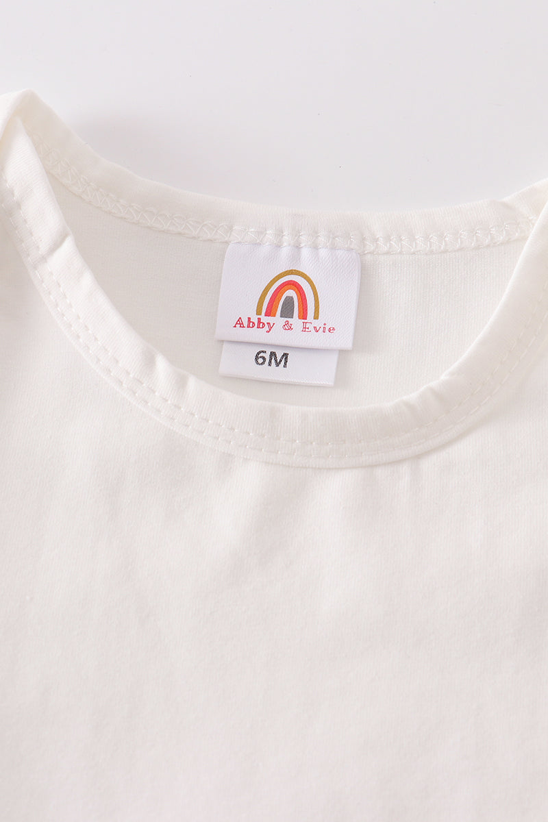 Cream blank basic t-shirt Adult Kids and baby bubble - Aaria Tees Aaria Tees