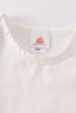 Cream blank basic t-shirt Adult Kids and baby bubble - Aaria Tees Aaria Tees
