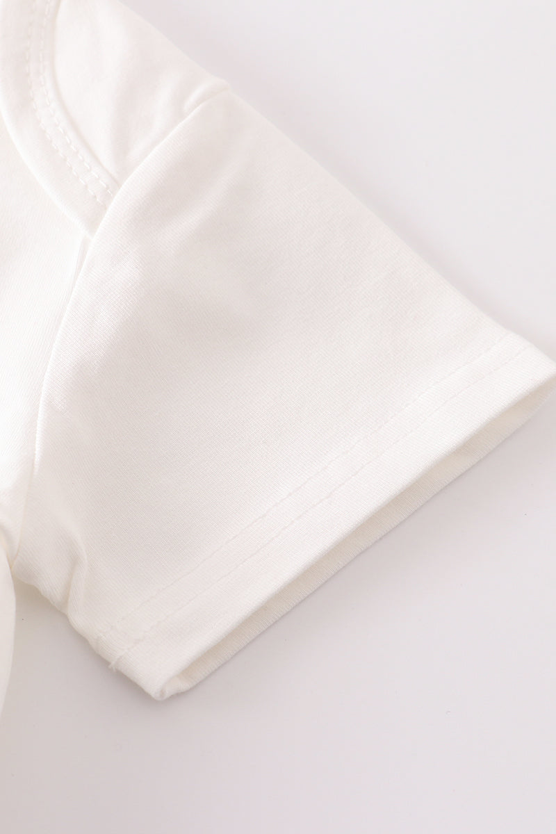 Cream blank basic t-shirt Adult Kids and baby bubble - Aaria Tees Aaria Tees