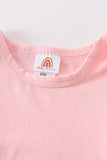 Pink blank basic t-shirt Adult Kids and baby bubble Aaria Tees