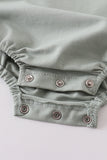 Sage blank basic t-shirt Adult Kids and baby bubble Aaria Tees