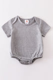 Gray blank basic t-shirt Adult Kids and baby bubble - Aaria Tees Aaria Tees