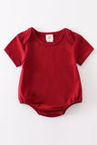 Maroon blank basic t-shirt Adult Kids and baby bubble - Aaria Tees Aaria Tees