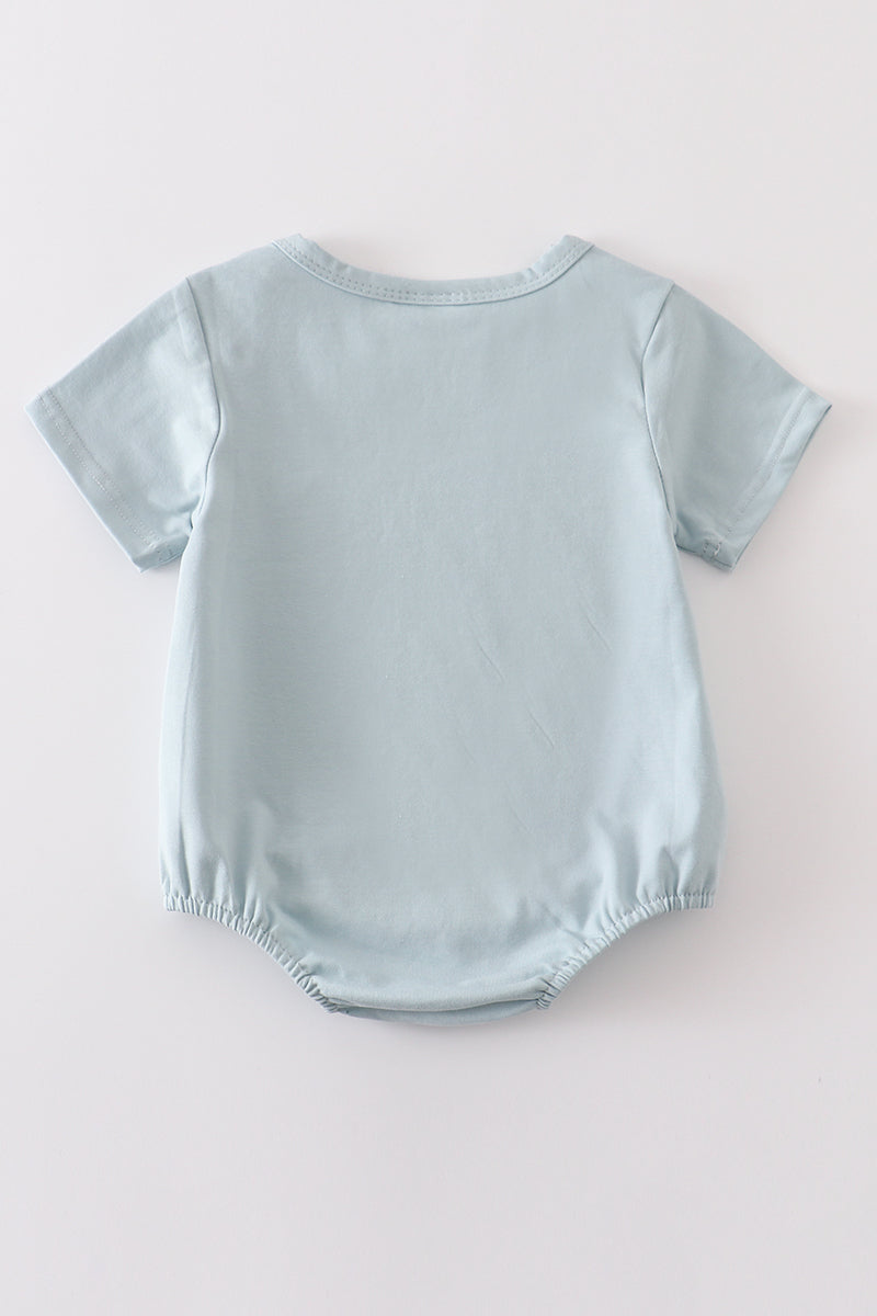 Blue blank basic t-shirt Adult Kids and baby bubble - Aaria Tees Aaria Tees