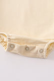 Beige blank basic t-shirt Adult Kids and baby bubble - Aaria Tees Aaria Tees