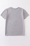 Gray blank basic t-shirt Adult Kids and baby bubble - Aaria Tees Aaria Tees