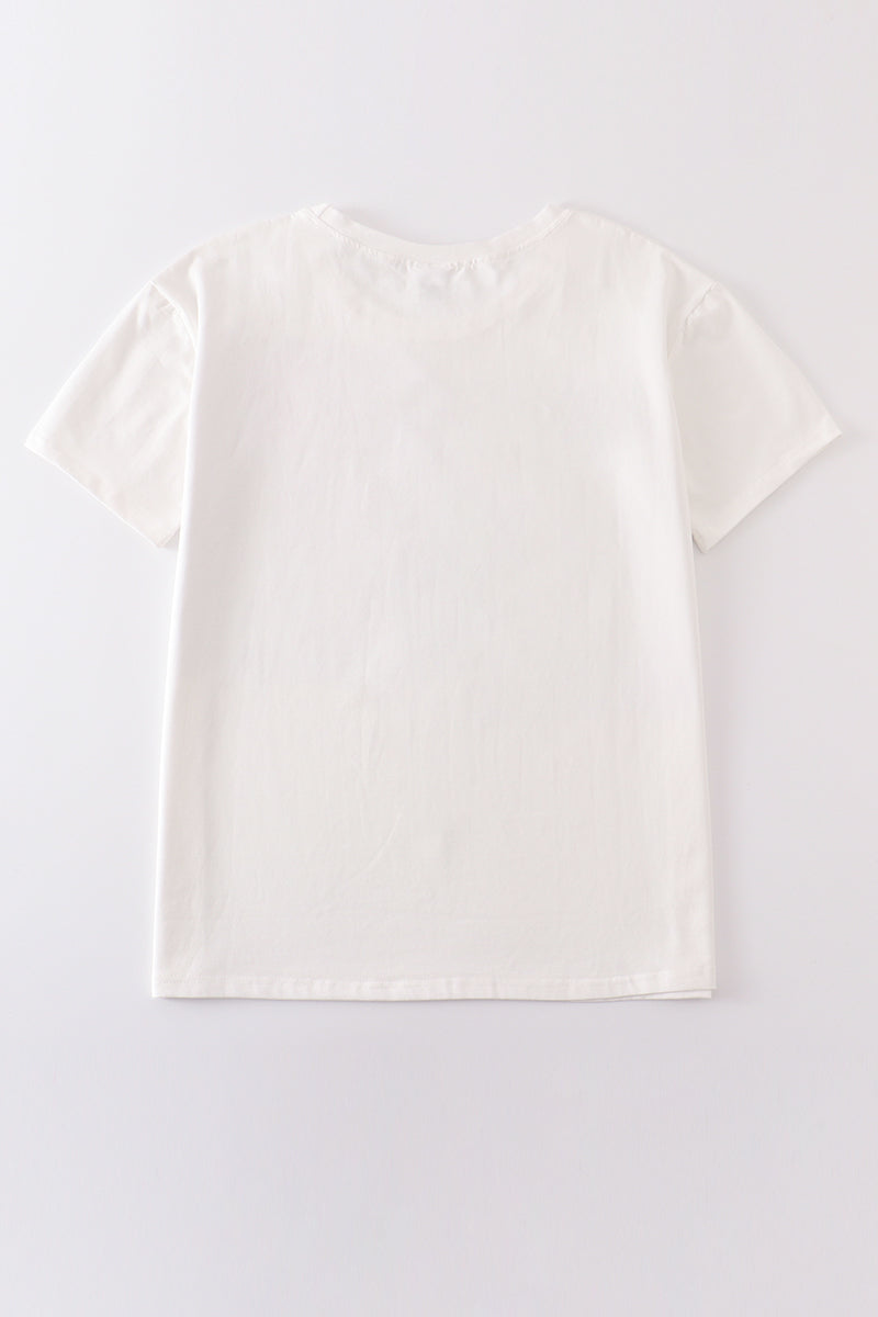 Cream blank basic t-shirt Adult Kids and baby bubble - Aaria Tees Aaria Tees