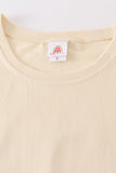 Beige blank basic t-shirt Adult Kids and baby bubble - Aaria Tees Aaria Tees