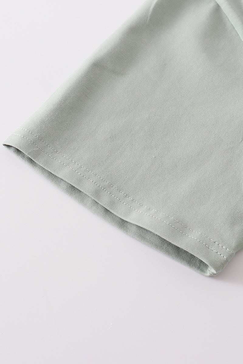 Sage blank basic t-shirt Adult Kids and baby bubble - Aaria Tees Aaria Tees