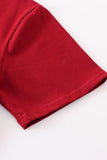 Maroon blank basic t-shirt Adult Kids and baby bubble - Aaria Tees Aaria Tees