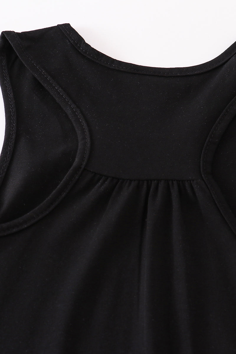 Black blank basic kids teens adult tank top - Aaria Tees Aaria Tees