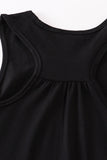 Black blank basic kids teens adult tank top - Aaria Tees Aaria Tees