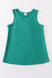Teal blank basic kids teens adult tank top - Aaria Tees Aaria Tees
