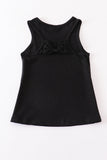 Black blank basic kids teens adult tank top - Aaria Tees Aaria Tees