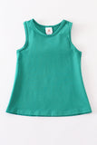 Teal blank basic kids teens adult tank top - Aaria Tees Aaria Tees