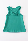 Teal blank basic kids teens adult tank top - Aaria Tees Aaria Tees