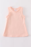 Peach blank basic kids teens adult tank top - Aaria Tees Aaria Tees