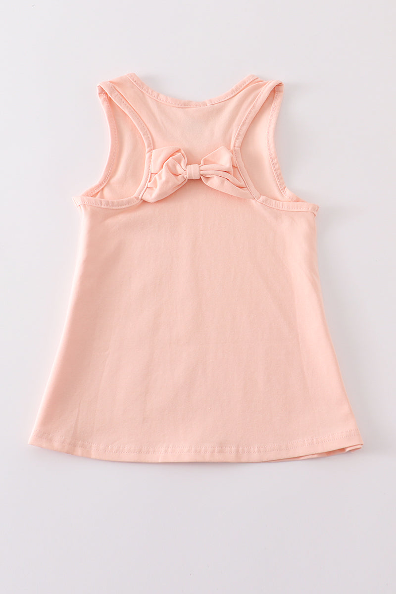 Peach blank basic kids teens adult tank top - Aaria Tees Aaria Tees