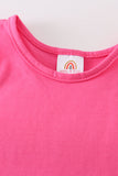 Hot pink blank basic kids teens adult tank top - Aaria Tees Aaria Tees
