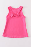 Hot pink blank basic kids teens adult tank top - Aaria Tees Aaria Tees