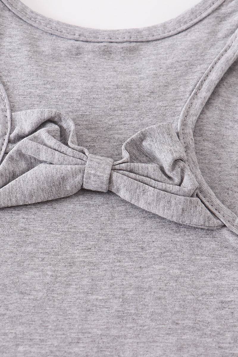 Heather grey blank basic kids teens adult tank top - Aaria Tees Aaria Tees