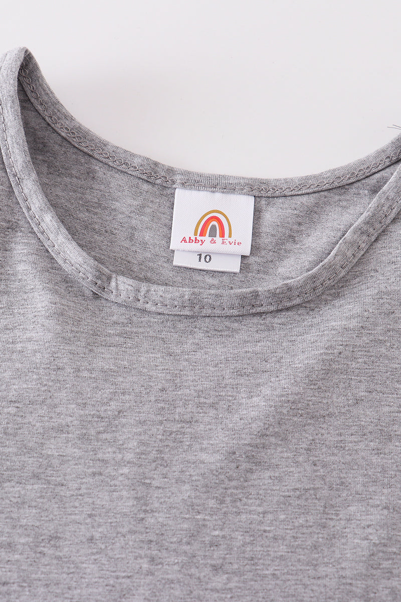 Heather grey blank basic kids teens adult tank top - Aaria Tees Aaria Tees
