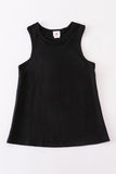 Black blank basic kids teens adult tank top - Aaria Tees Aaria Tees