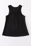 Black blank basic kids teens adult tank top - Aaria Tees Aaria Tees