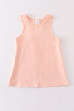 Peach blank basic kids teens adult tank top - Aaria Tees Aaria Tees