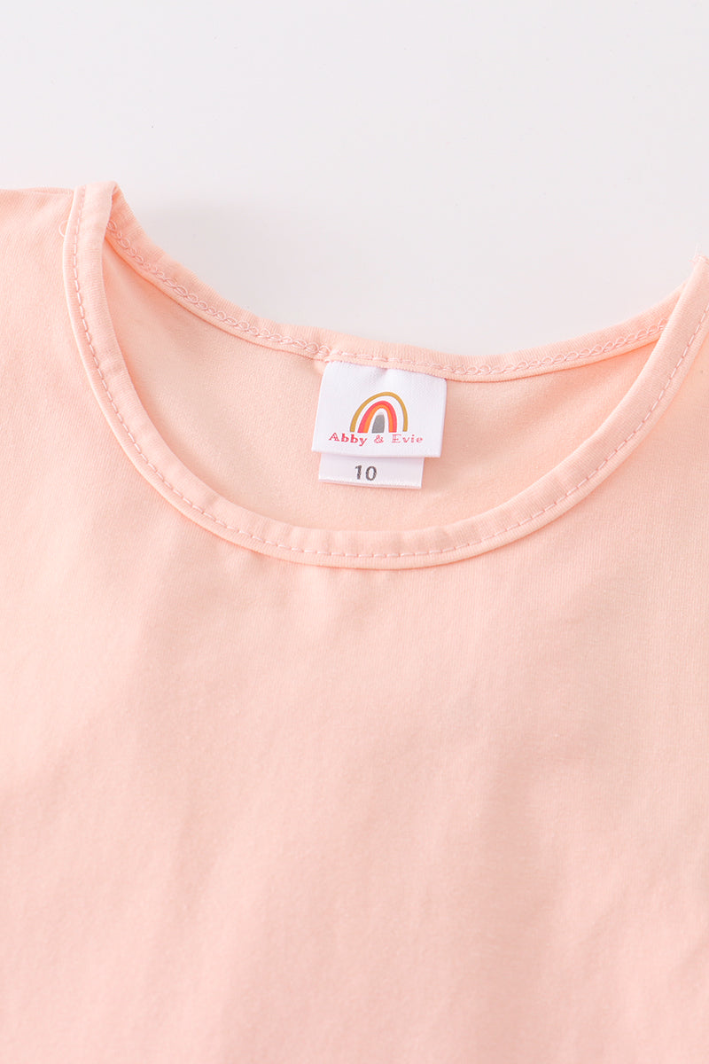 Peach blank basic kids teens adult tank top - Aaria Tees Aaria Tees