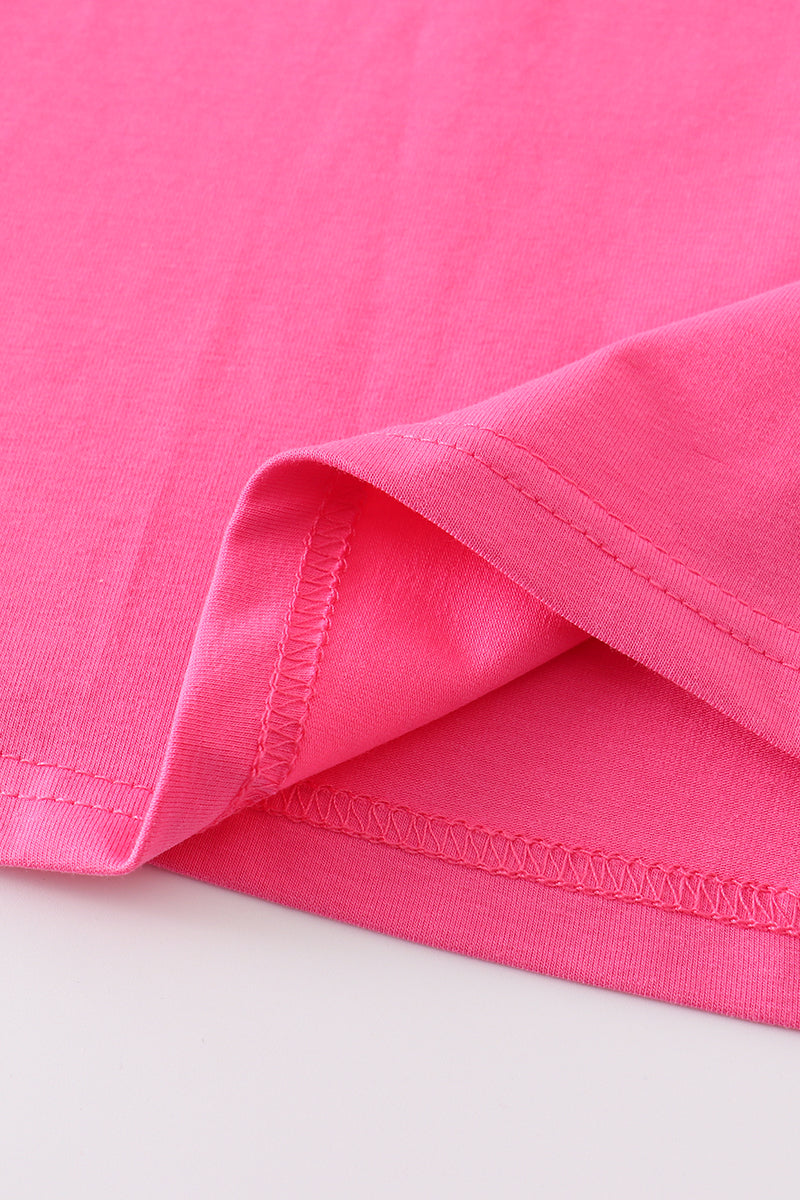 Hot pink blank basic kids teens adult tank top - Aaria Tees Aaria Tees