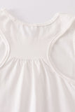 White blank basic kids teens adult tank top Aaria Tees
