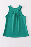 Teal blank basic kids teens adult tank top - Aaria Tees Aaria Tees