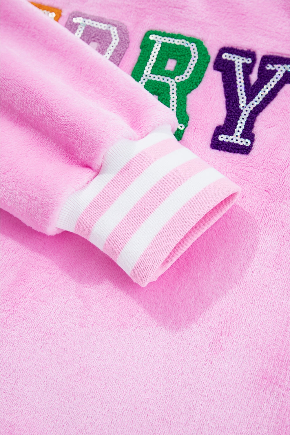 Naya Merry Graphic Plush Pullover - Aaria Tees Aaria Tees