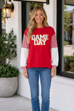 Melany Game Day Graphic Pullover - Aaria Tees Aaria Tees
