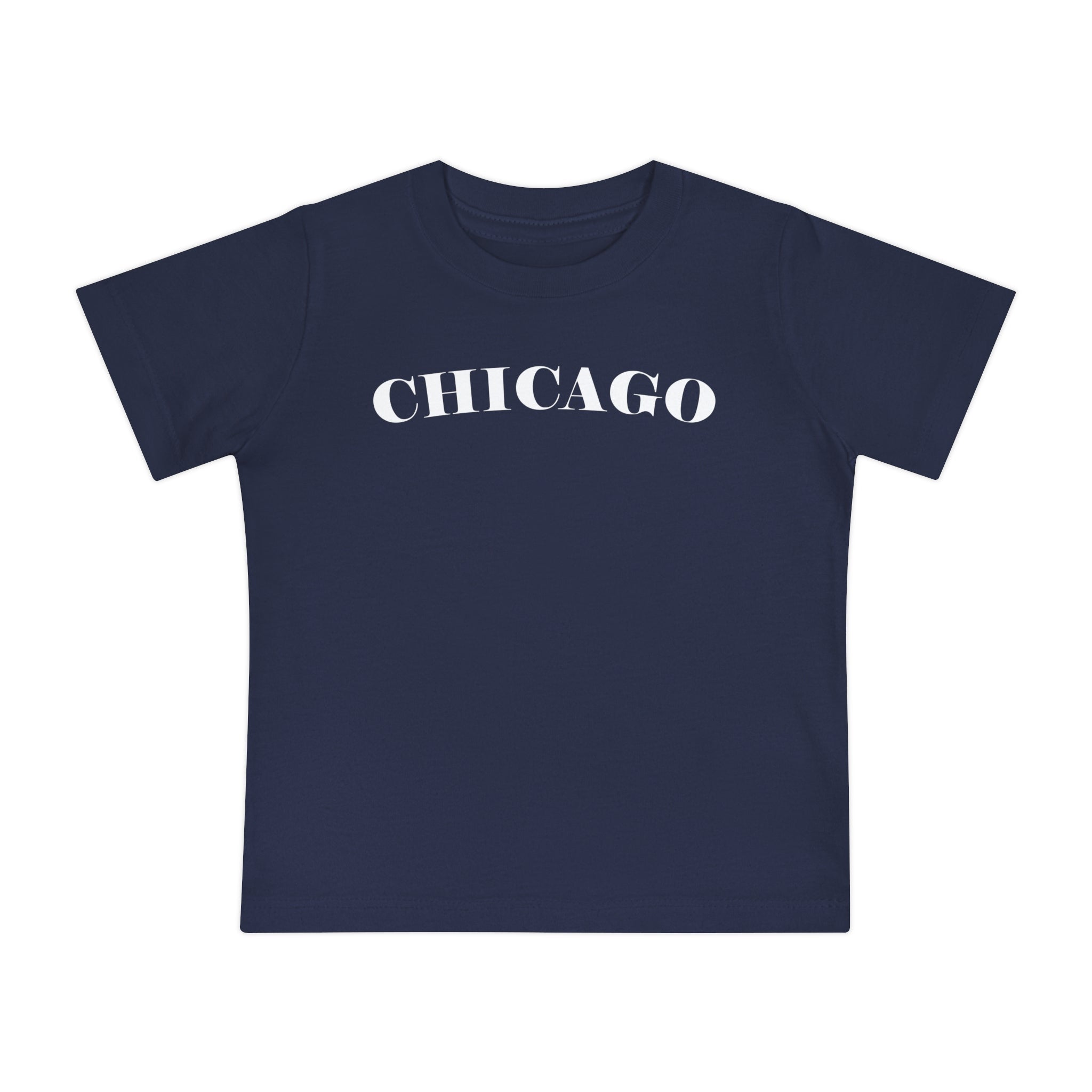 Mystery Noir Chicago Skyline Sunset Unisex Baby Short Sleeve T-Shirt - Aaria Tees Aaria Tees